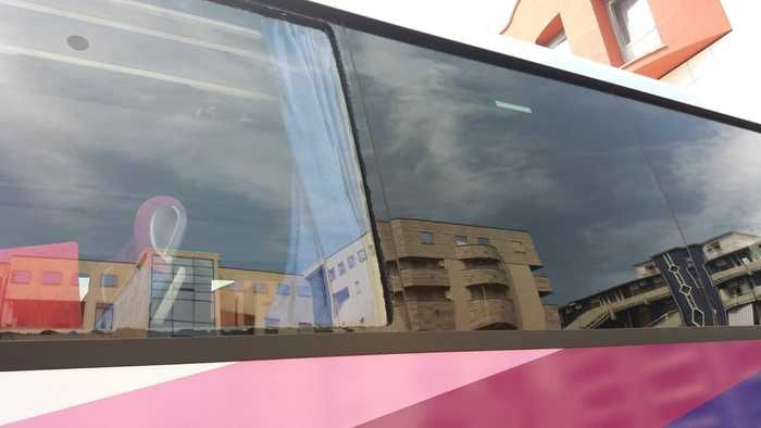Cosenza, sassi contro il pullman della Sambenedettese