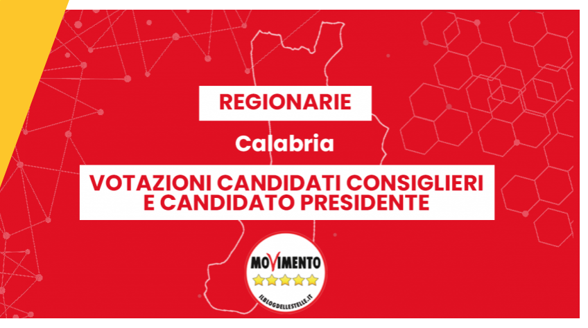 Regionali, il M5S sceglierà il candidato presidente su Rousseau