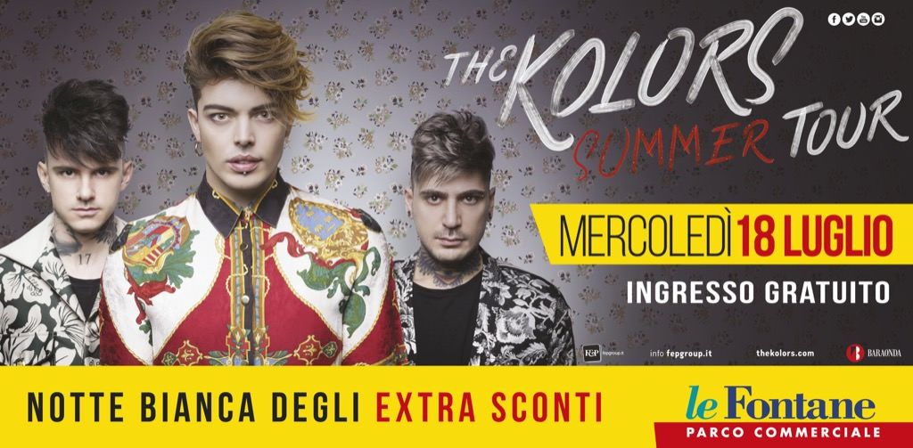 Il “Frida tour” dei The Kolors a Catanzaro