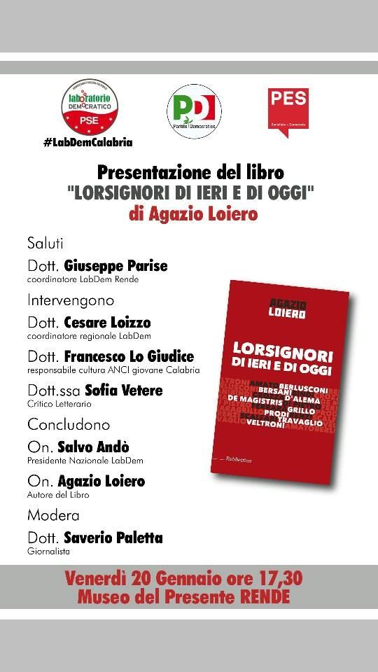 Loiero e i suoi ritratti sui potenti (e non solo)