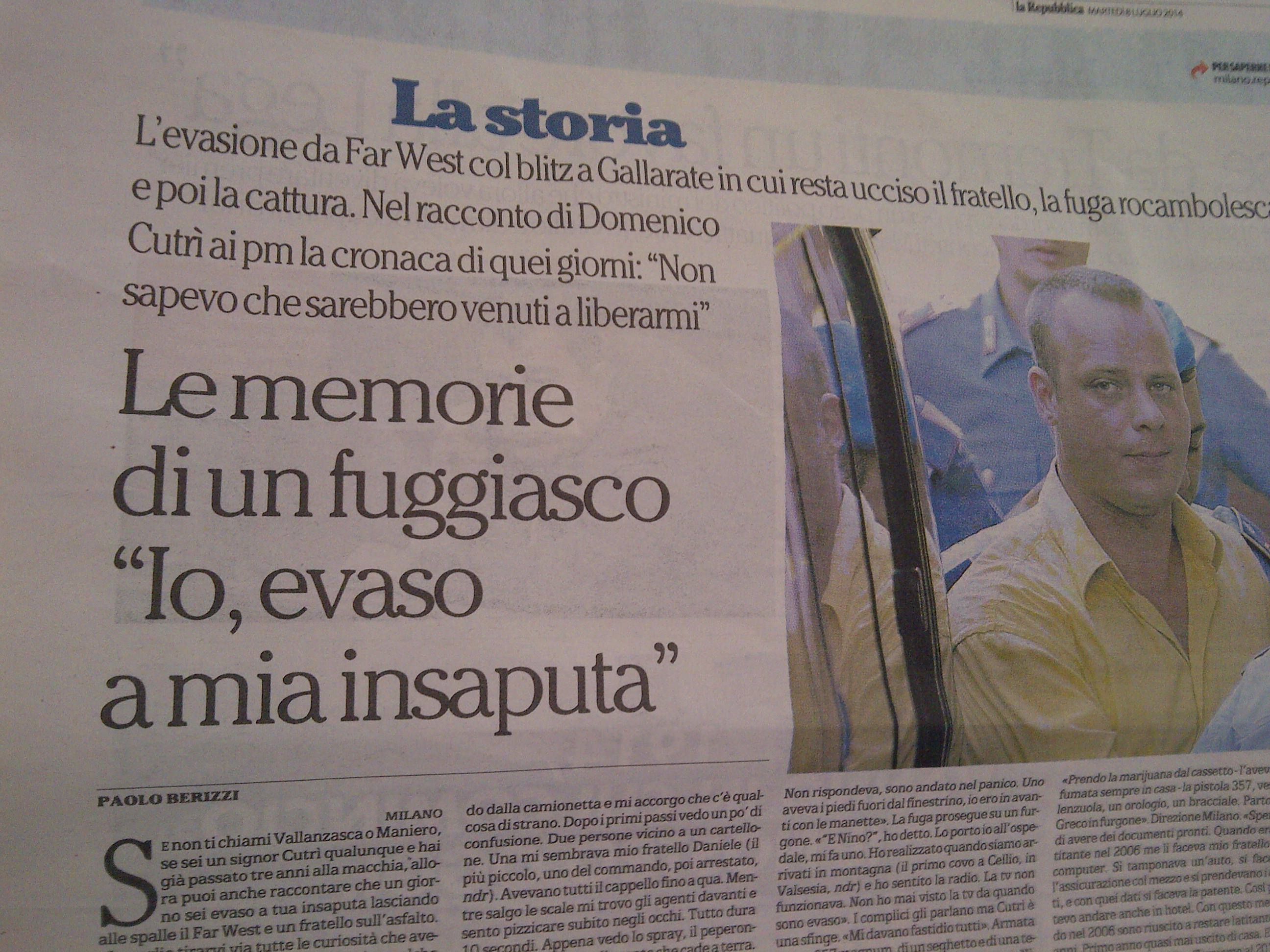 Mimmo e il racconto di un'evasione da film