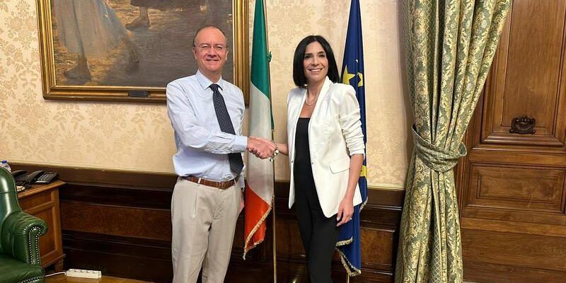 Percorso biomedico, incontro tra il ministro Valditara e la vicepresidente della Regione Princi