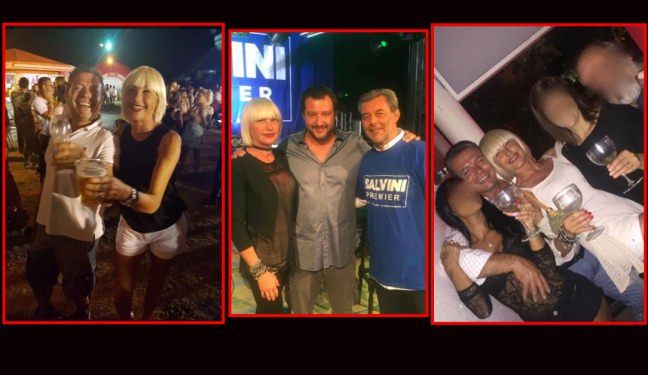 Le foto di Salvini con l’amica del boss calabro-brianzolo