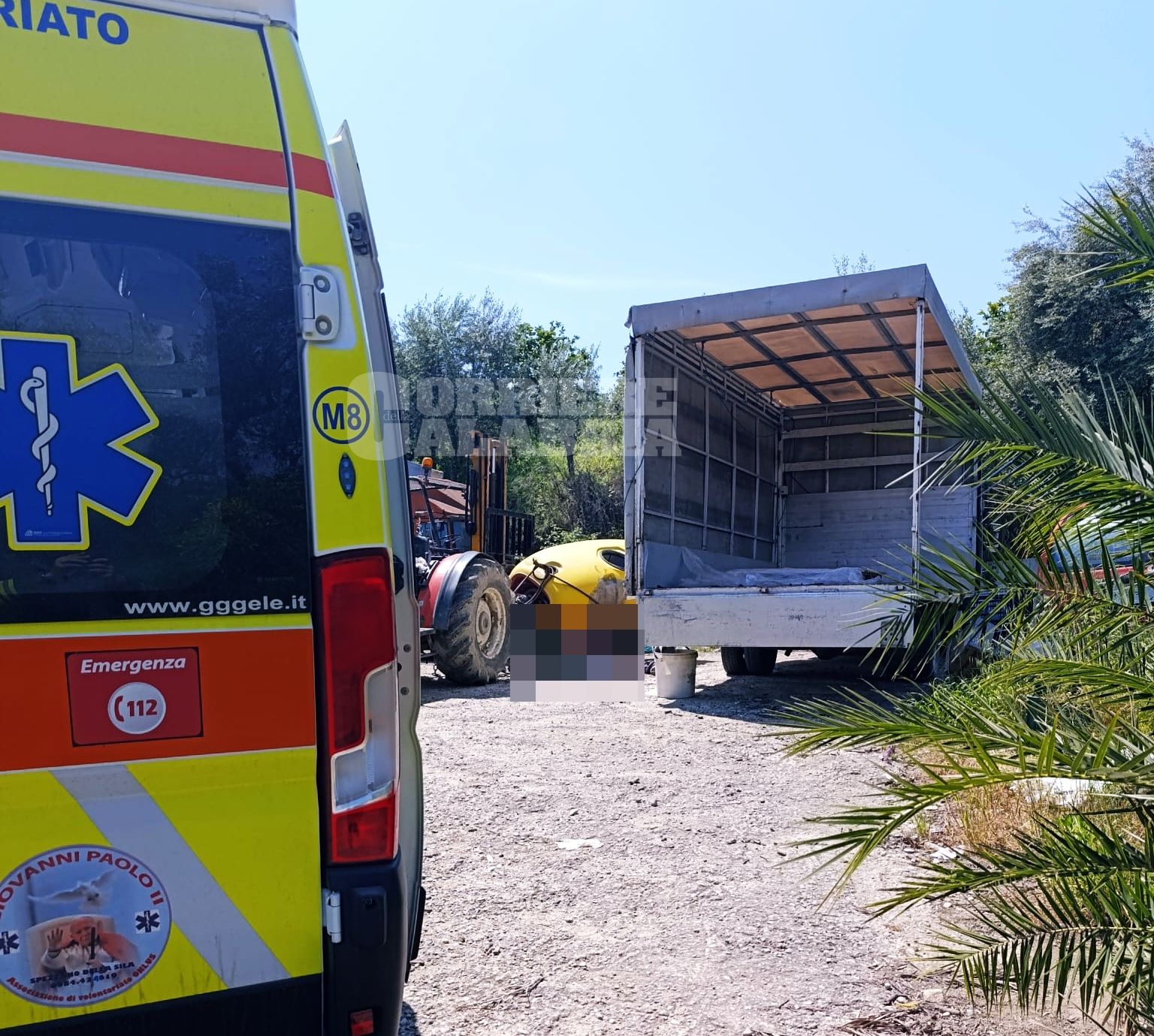 Incidente sul lavoro a San Giorgio Albanese, morto un 73enne