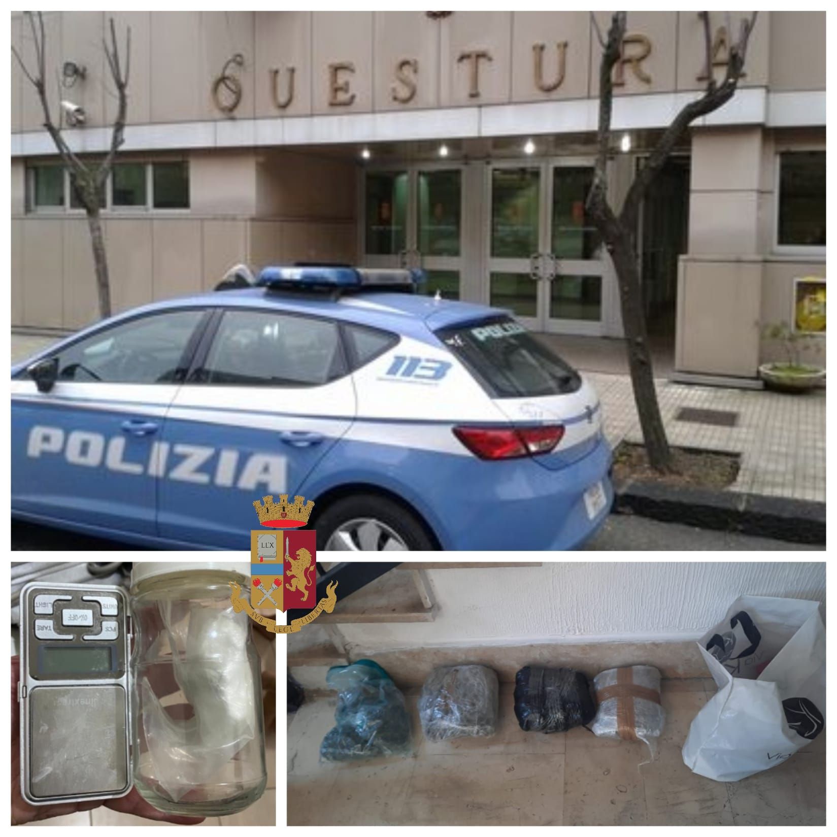 Controlli antidroga nel Cosentino, arrestato un uomo per spaccio di sostanza stupefacente