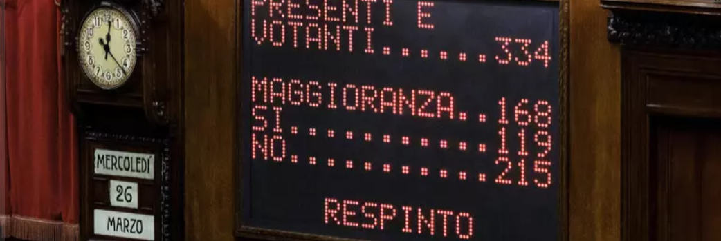 La Camera boccia la mozione di sfiducia a Nordio