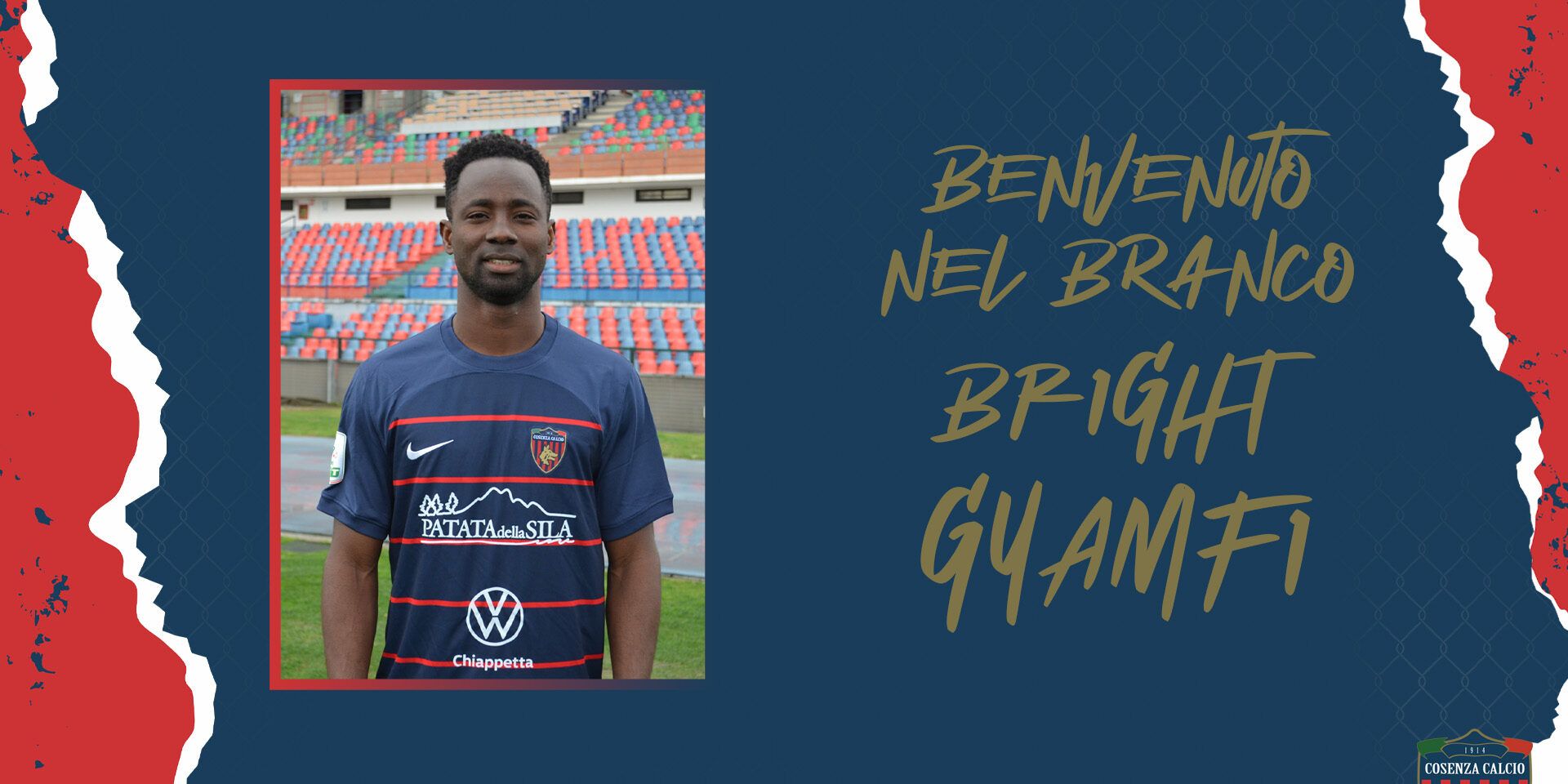 Dopo Cremona il Cosenza corre ai ripari: preso il terzino destro Gyamfi