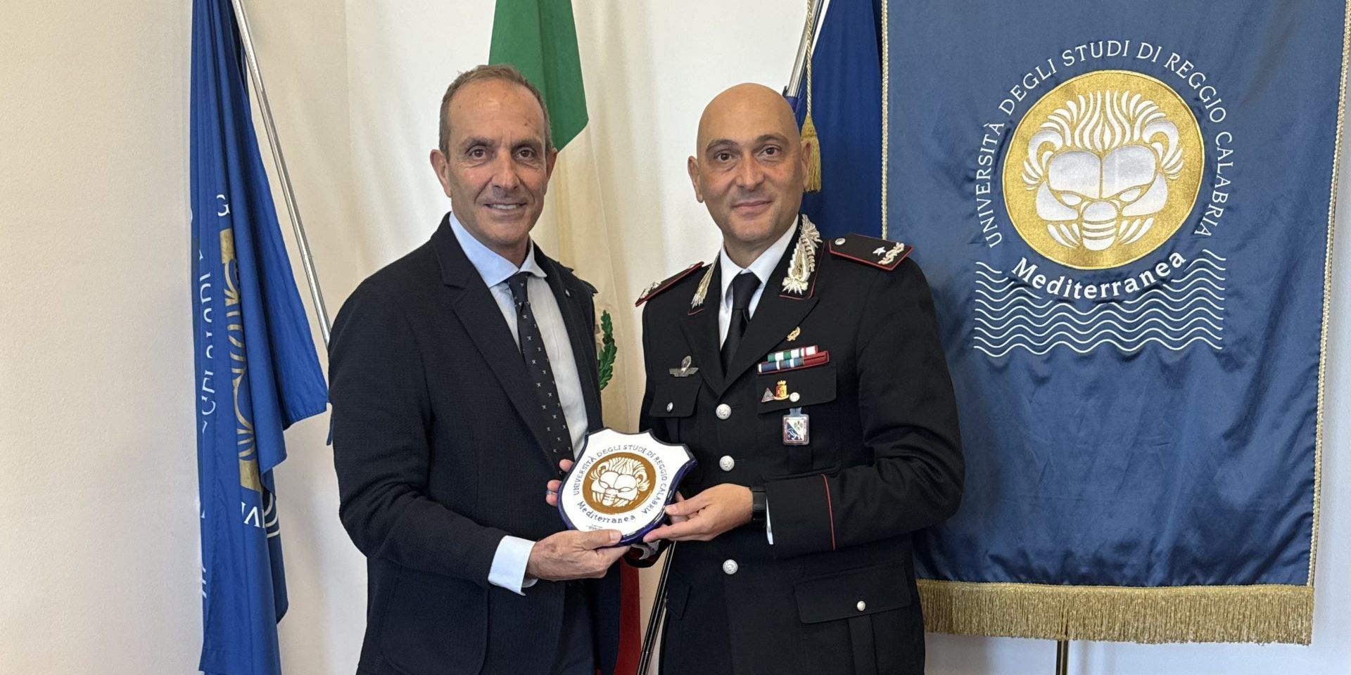 Il comandante provinciale dei carabinieri Cesario Totaro all’Università Mediterranea di Reggio Calabria