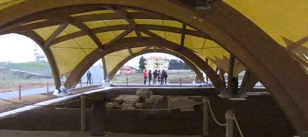 Incendio doloso nel parco archeologico di Vibo, i vdf salvano i resti