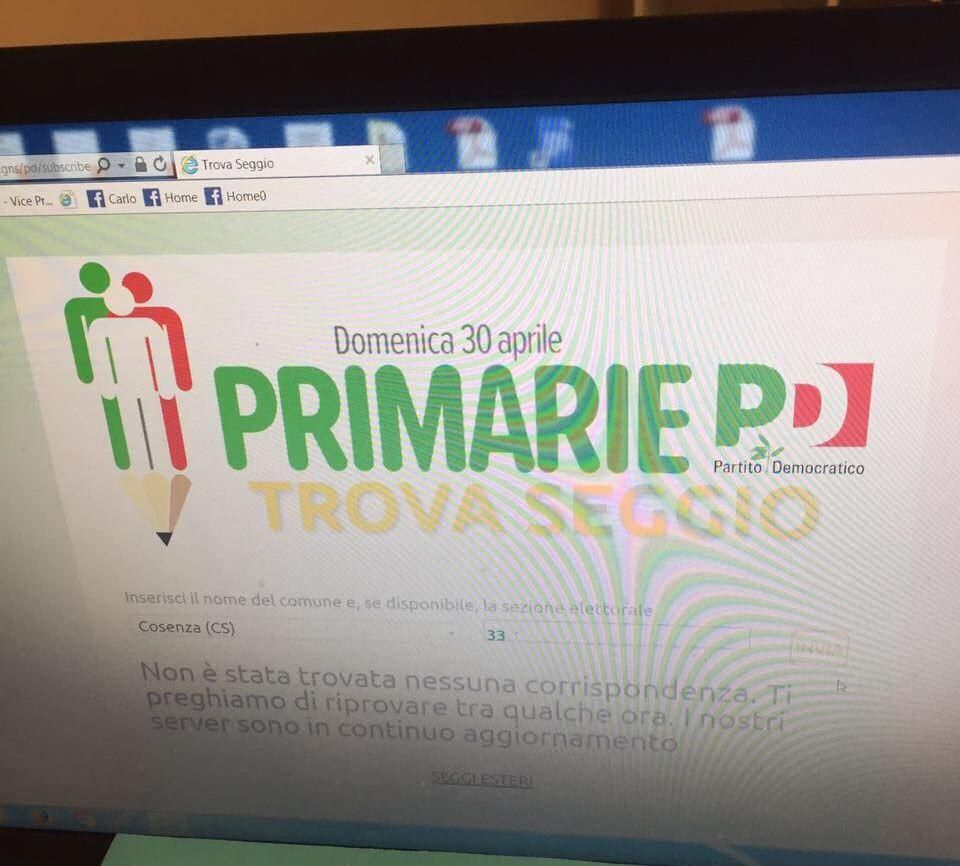 «A due giorni dalle primarie non sappiamo dove votare»