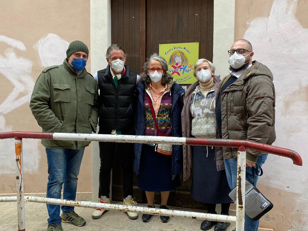 Lapo Elkann a Crotone, visita alla cooperativa Noemi