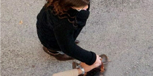 Scippatore Scippo Rapina Donna scippata