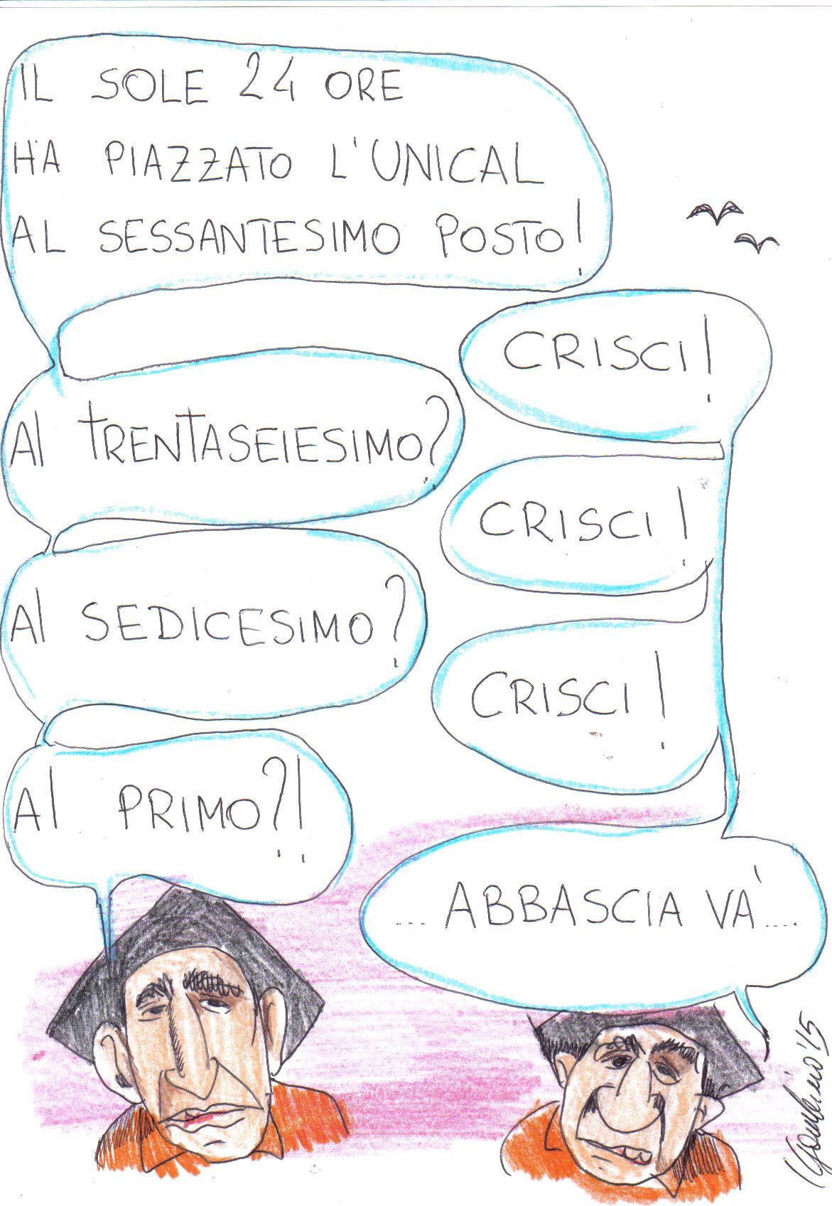 La discesa libera degli atenei