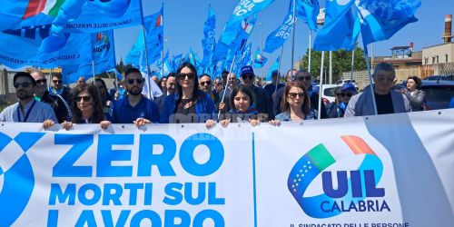 uil lamezia corteo primo maggio