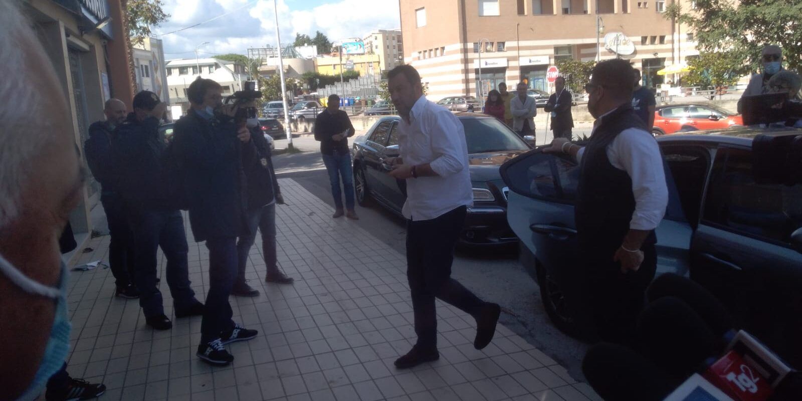 Caos nella Lega in Calabria, Salvini è arrivato a Catanzaro