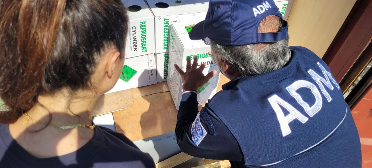 Bloccate al porto di Gioia Tauro oltre 40 tonnellate di gas refrigerante dannoso per l’ambiente