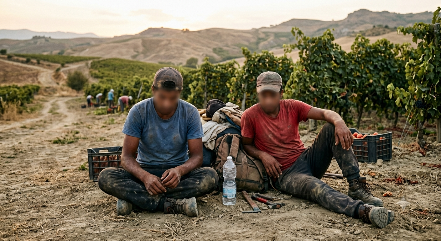 Dalla Tunisia in Calabria, l’odissea di due giovani diventati “schiavi” del caporalato
