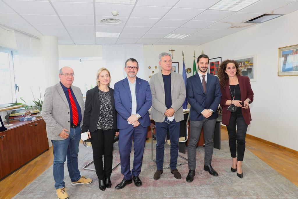 Porto di Gioia Tauro, delegazione FdI in visita al presidente Agostinelli