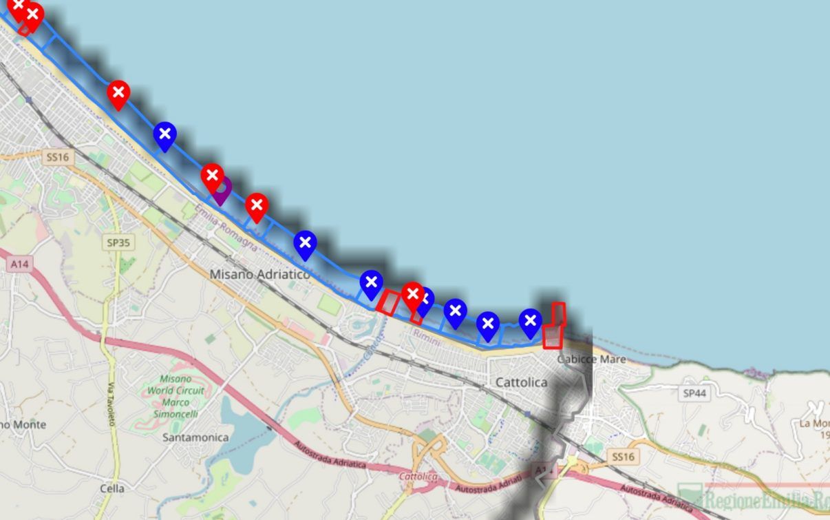 Emilia-Romagna, divieto di balneazione «per escherichia coli»
