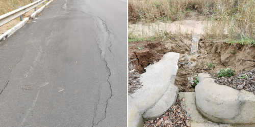 trasvesale delle serre crolli