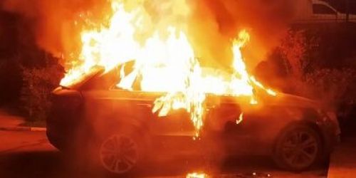 incendio auto montalto cosenza