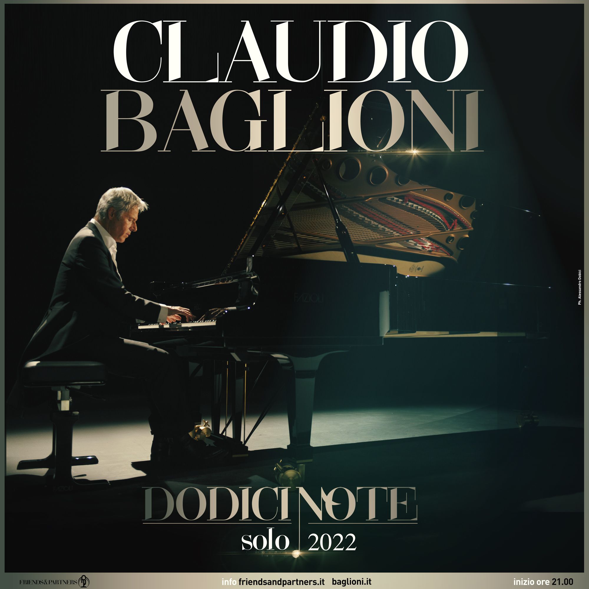Ricco programma di eventi al Politeama, l’8 marzo concerto di Claudio Baglioni
