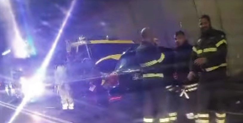 Auto contro mezzo dell’Anas sulla “Crocetta”, ferite due persone