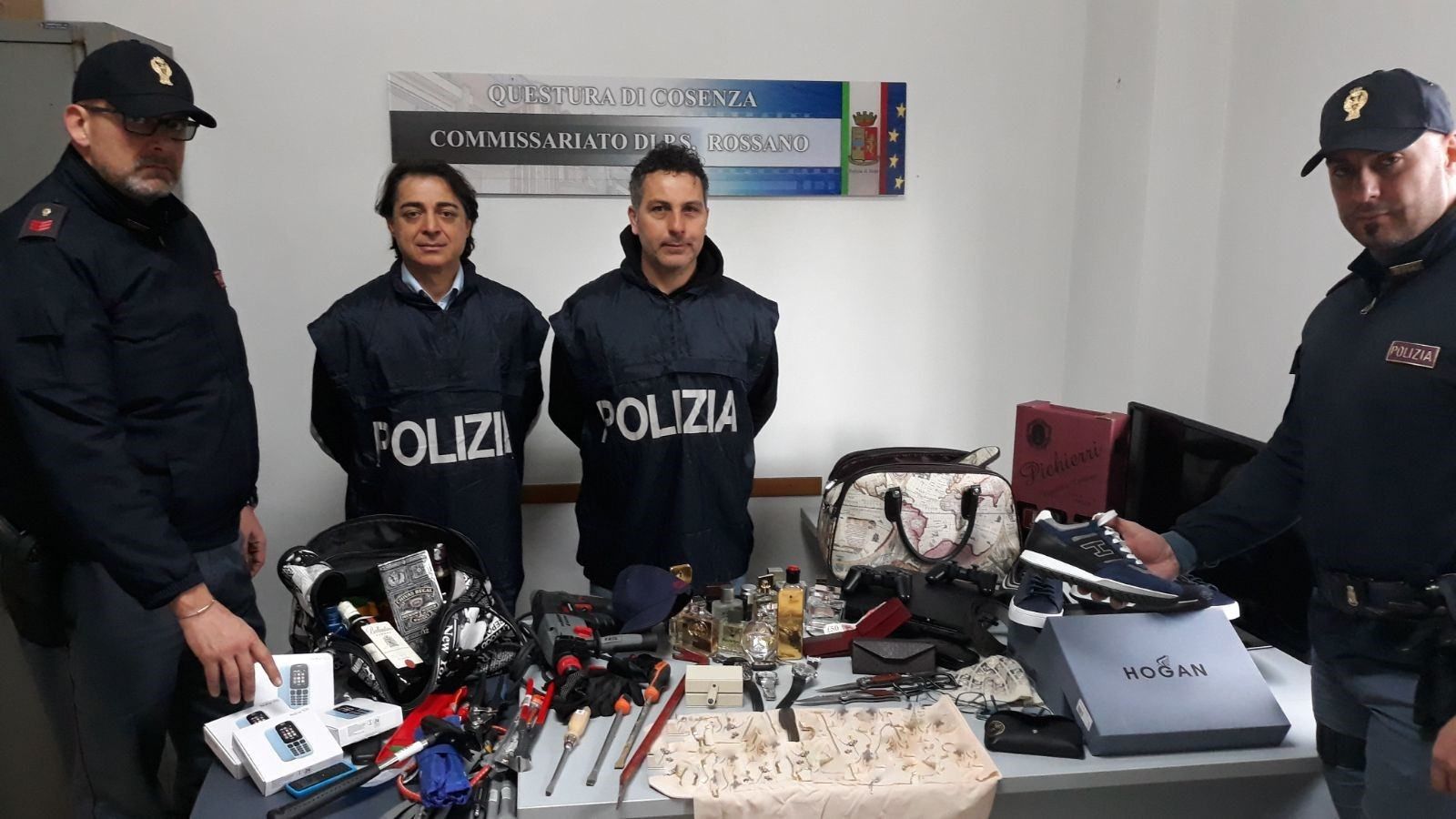 Rossano, sgominata una gang dedita a furti e scippi