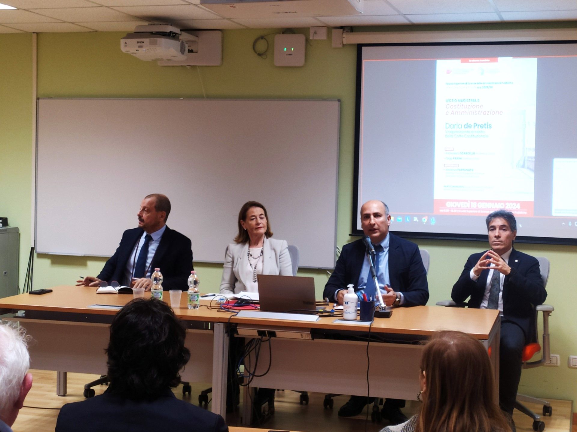 De Pretis all’Unical: «La formazione è il modo migliore per onorare la Costituzione»