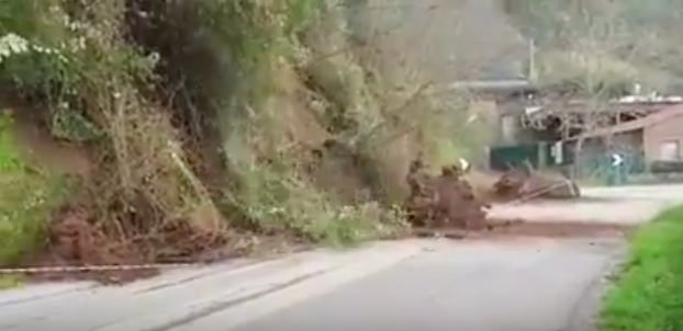 Frana nel Reggino, disagi a San Pietro di Caridà – VIDEO
