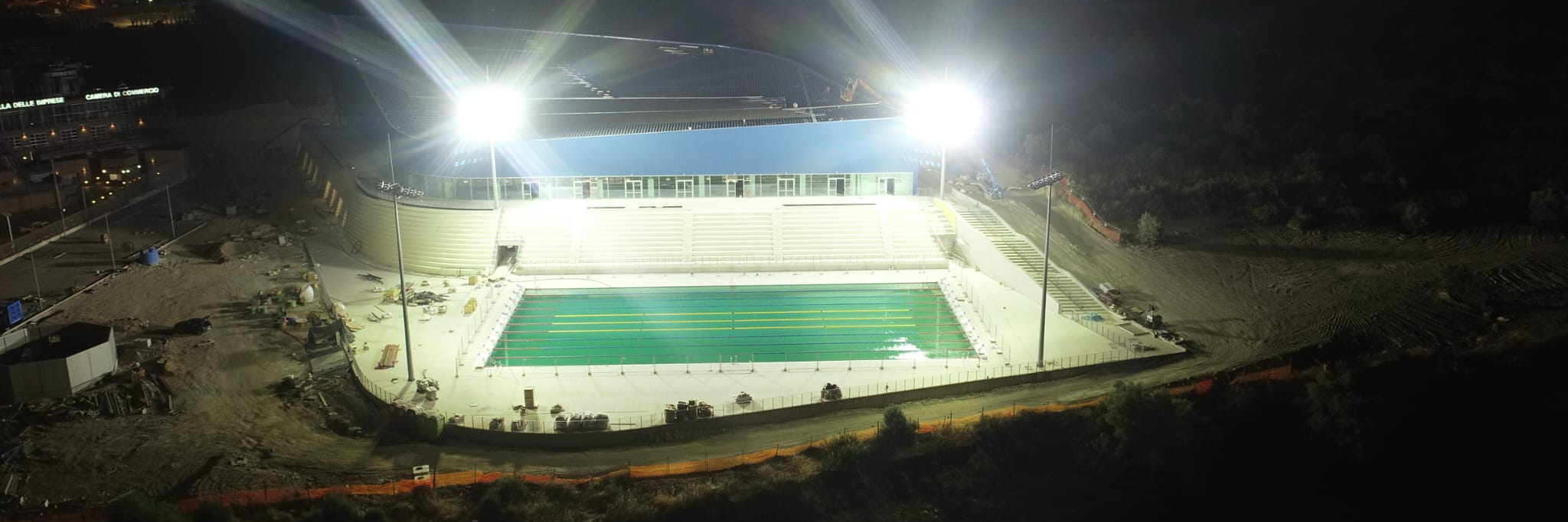 Ferraro Spa completa la piscina olimpionica dello Stadio del Nuoto – FOTO