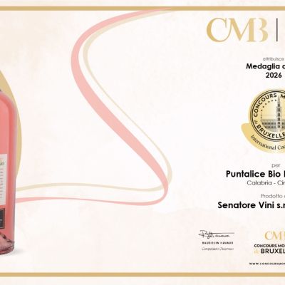Senatore Vini conquista la Medaglia d’Oro al Concours Mondial de Bruxelles con il Puntalice BIO