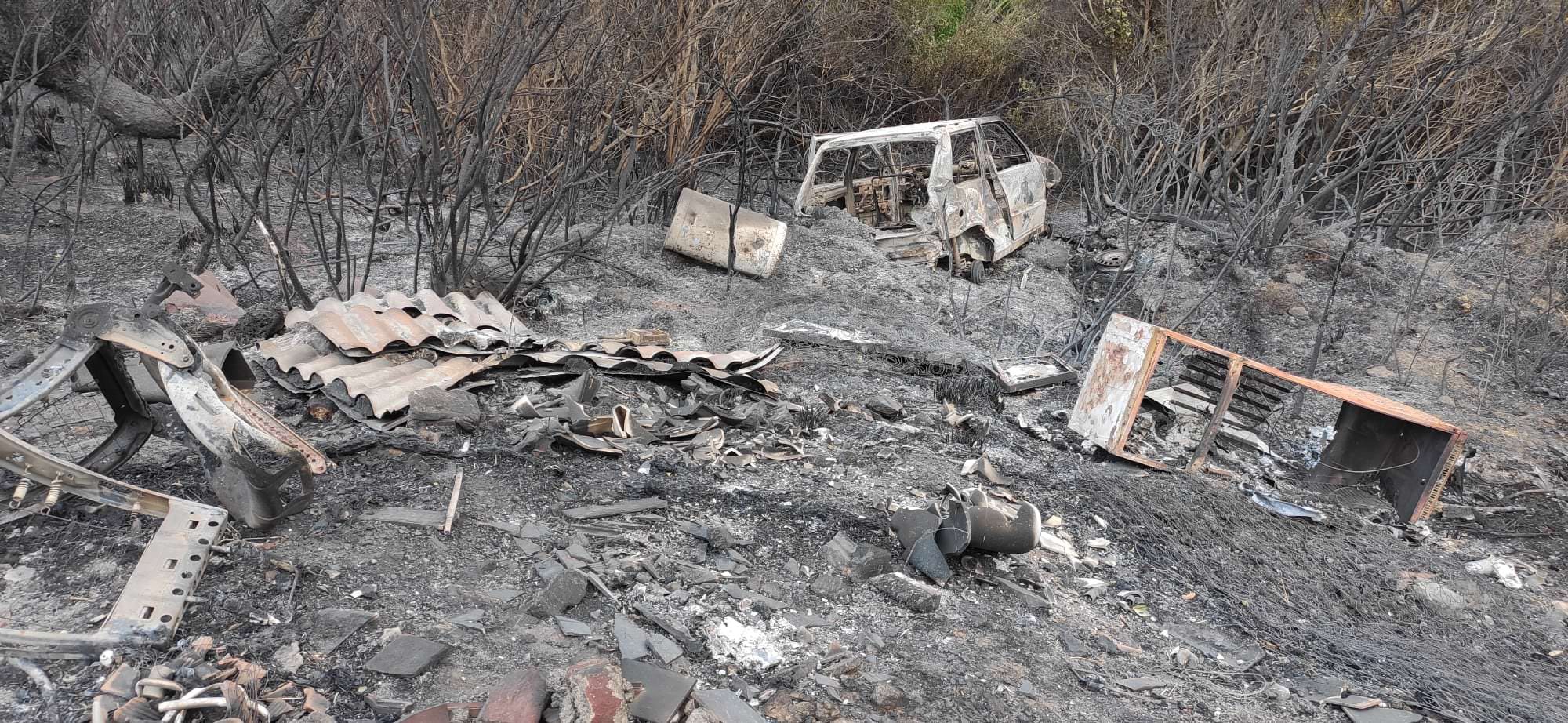 «La tragedia degli incendi nell'Alto Tirreno»