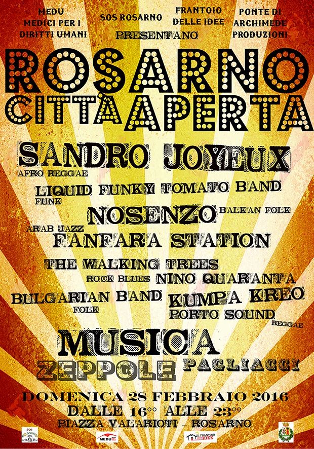 “Rosarno città aperta”, tra musica e condivisione
