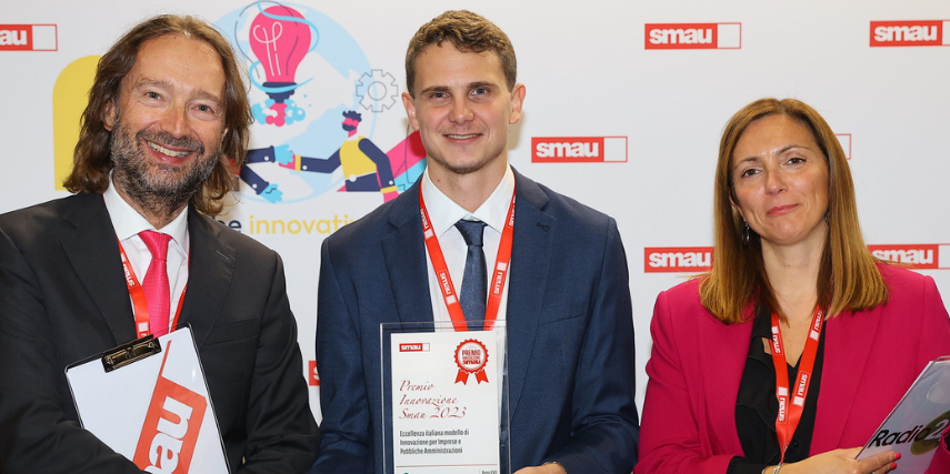 Il Gruppo Raffaele riceve il premio innovazione a Smau 2023