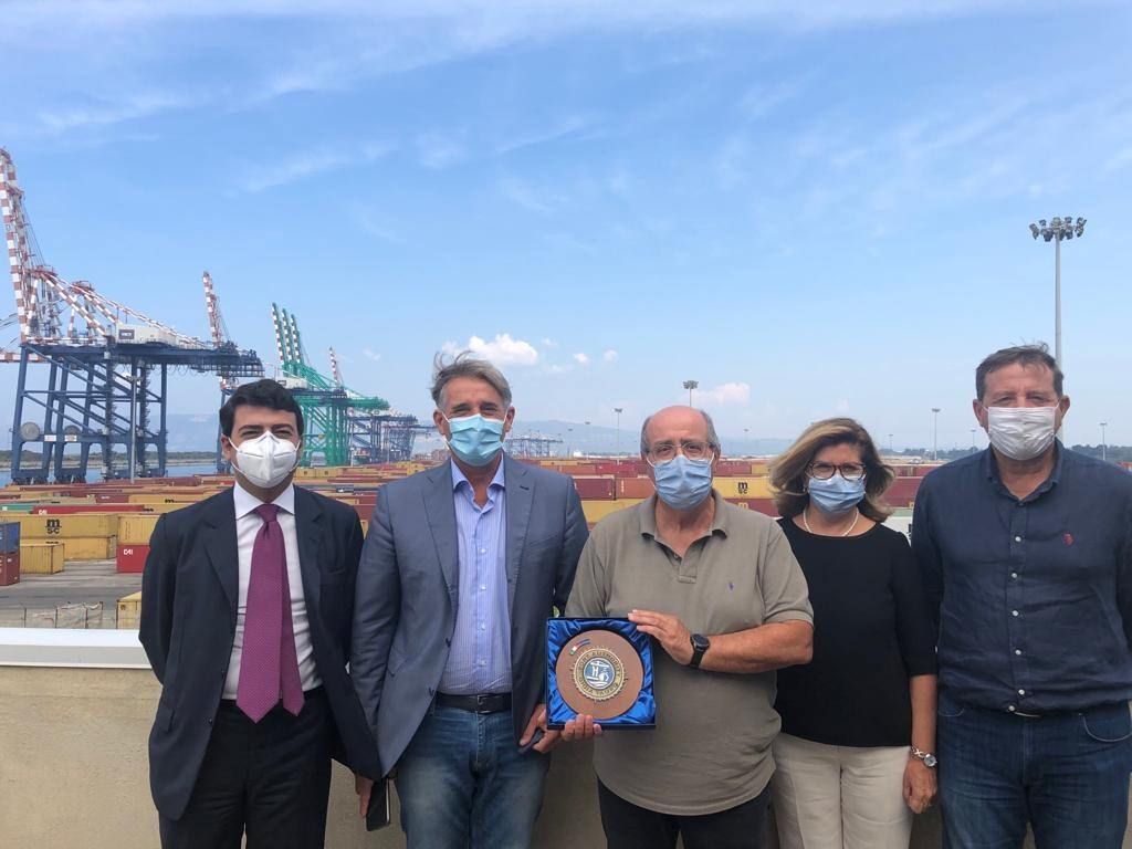 Porto di Gioia Tauro, in visita Marco Simiani responsabile Infrastrutture del Pd
