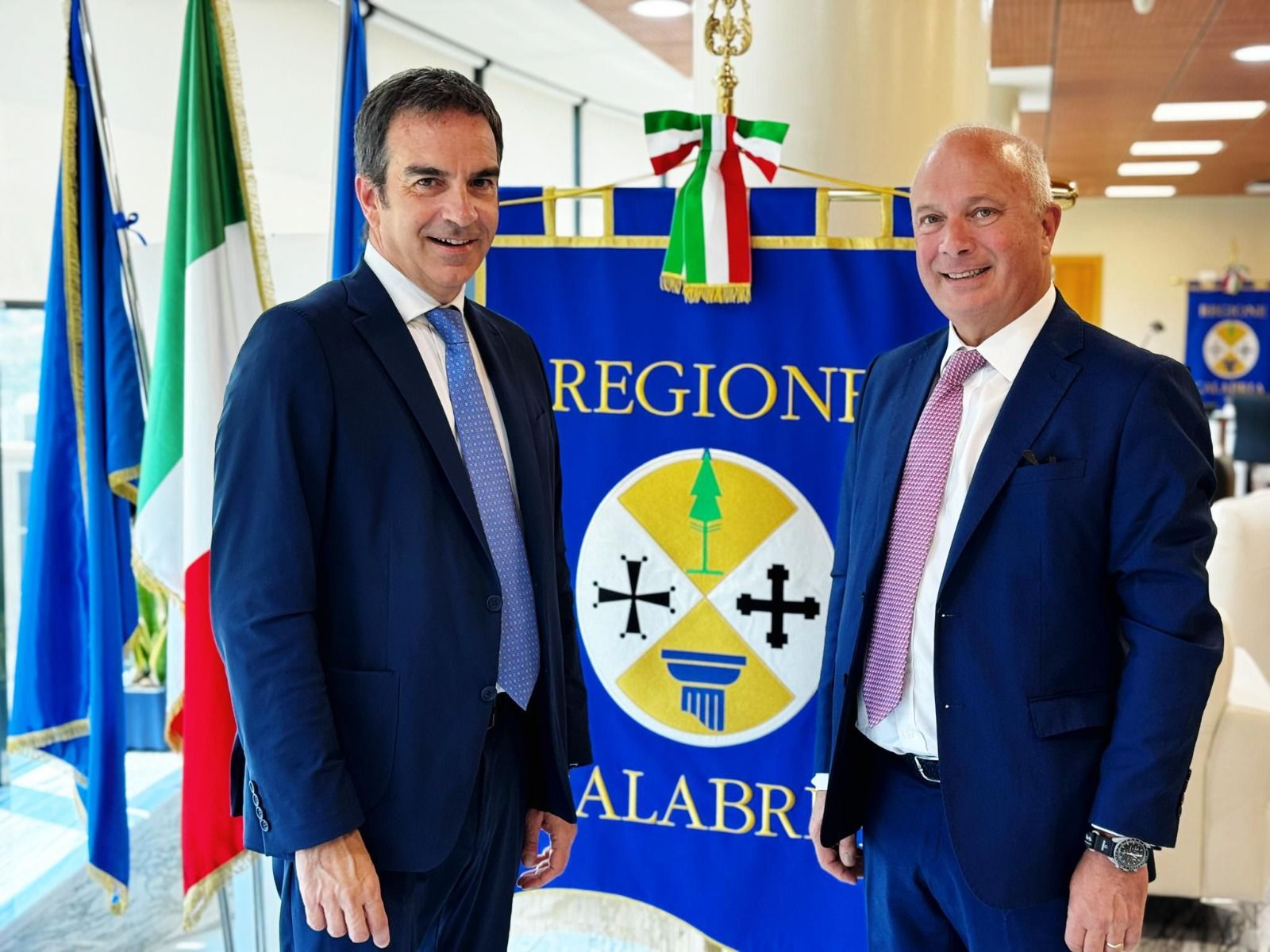 Occhiuto incontra Carrus, numero uno di BdM banca