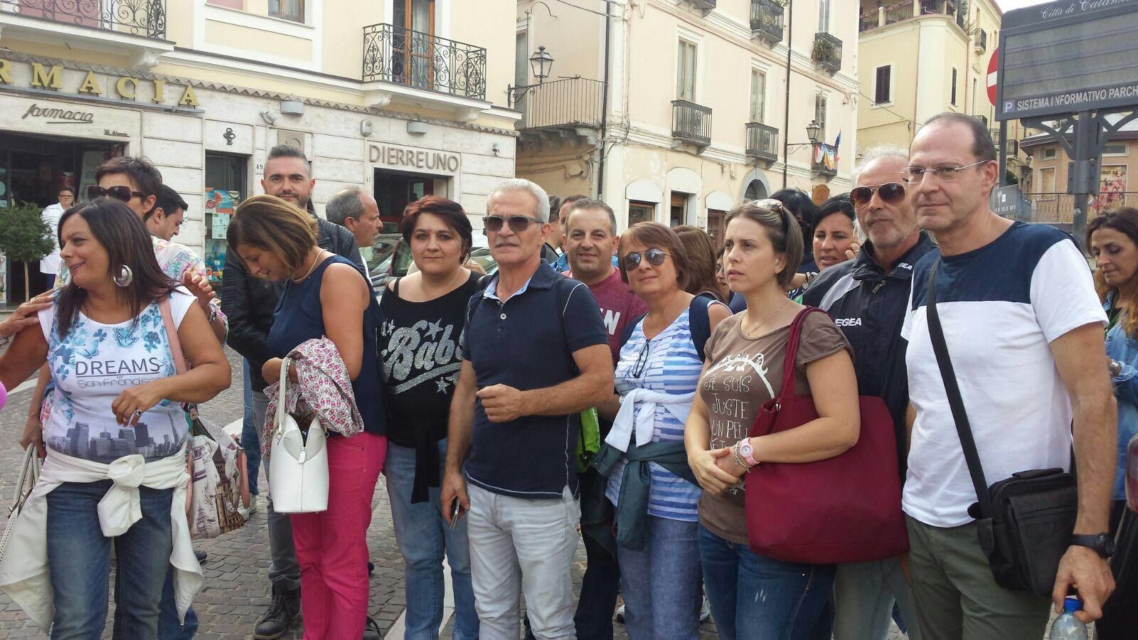 Protestano i dipendenti della Madonna della Catena