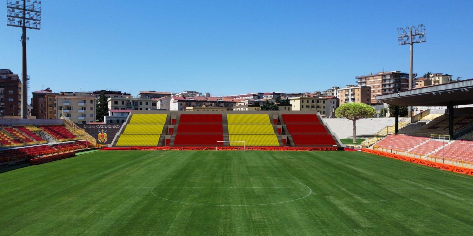 Fiorita: «Al Ceravolo curva all’inglese, via i pilastri e ristrutturazione della “Mammì”»