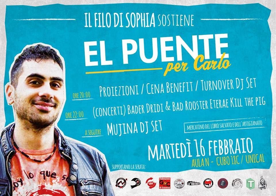 Il “Filo di Sophia” sostiene “El Puente per Carlo”