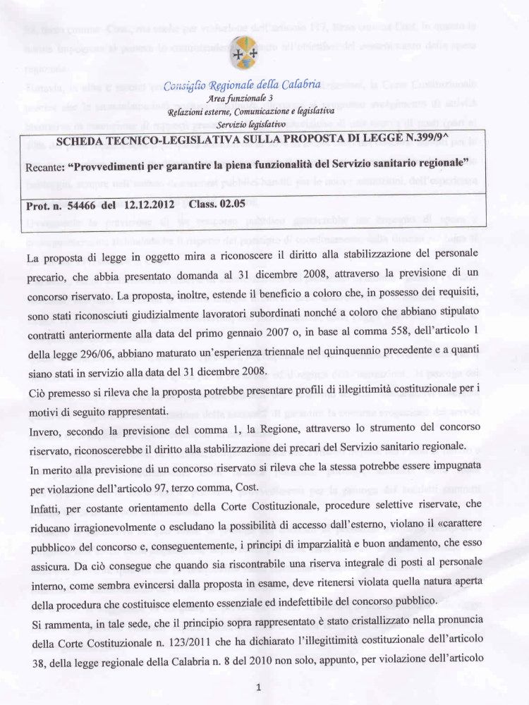 La legge "salva-precari" e quel parere ignorato