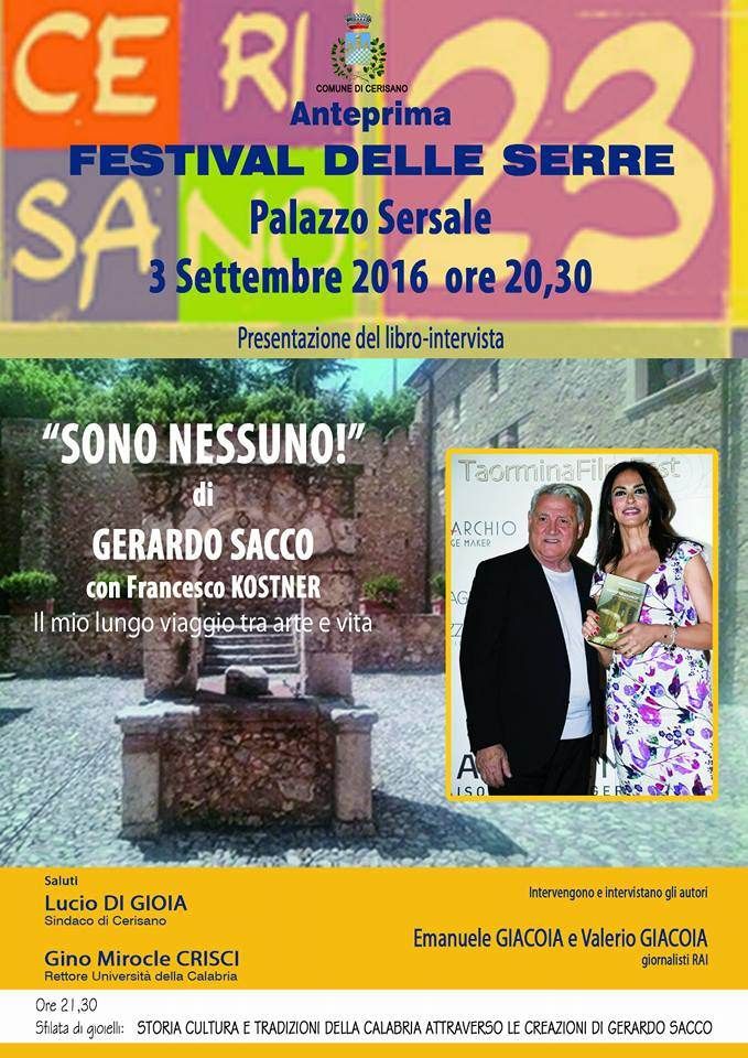 Gerardo Sacco "apre" il Festival delle Serre