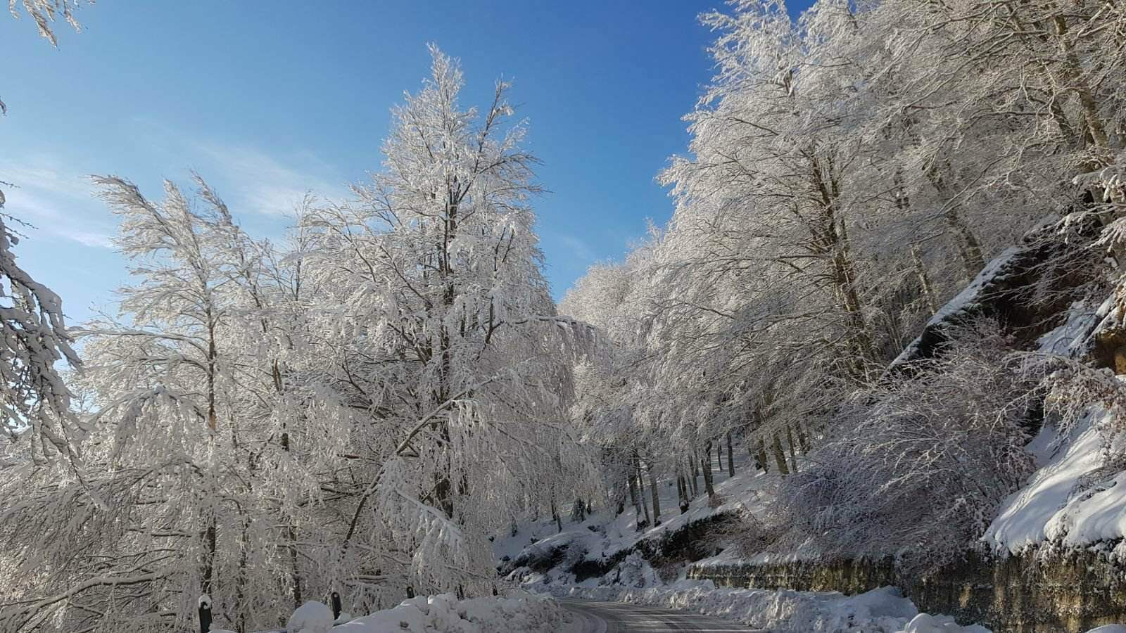 Neve in Calabria anche a bassa quota