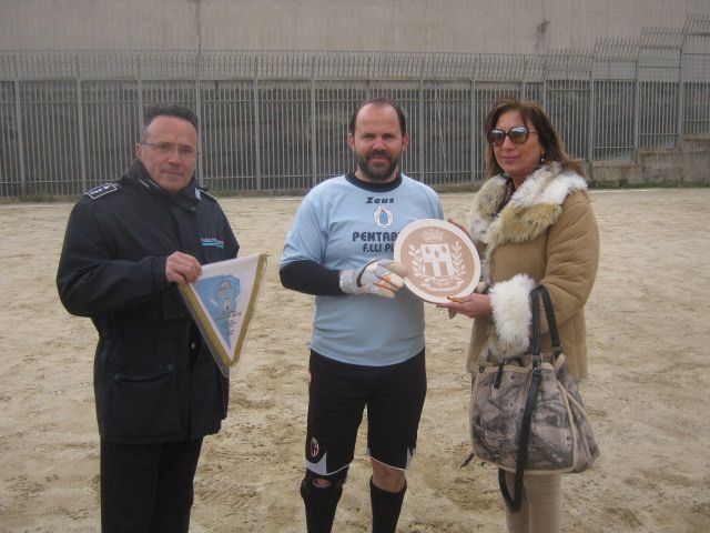 Nel carcere di Catanzaro la partita di calcio tra i detenuti e l'Asd Amatori di Cutro