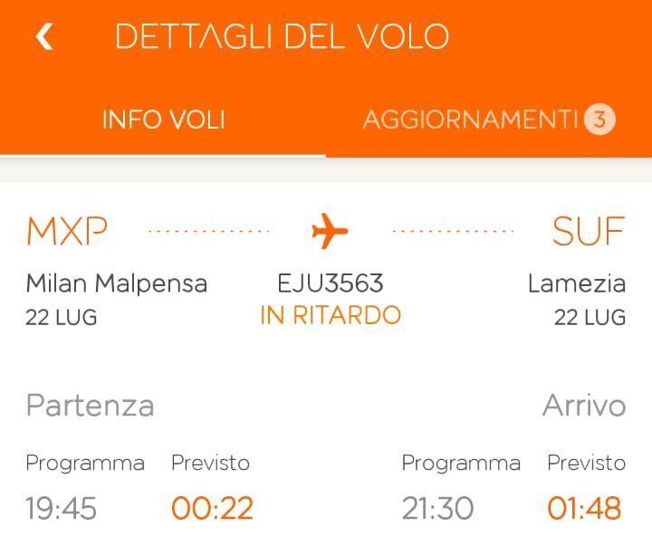 Passeggeri a piedi, cancellato il volo Malpensa-Lamezia. Ira dei viaggiatori