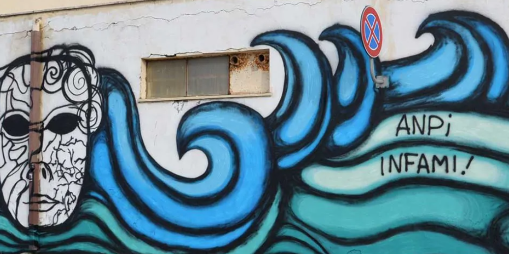 Fiumicino, sfregio per il murales dedicato a Mimmo Lucano