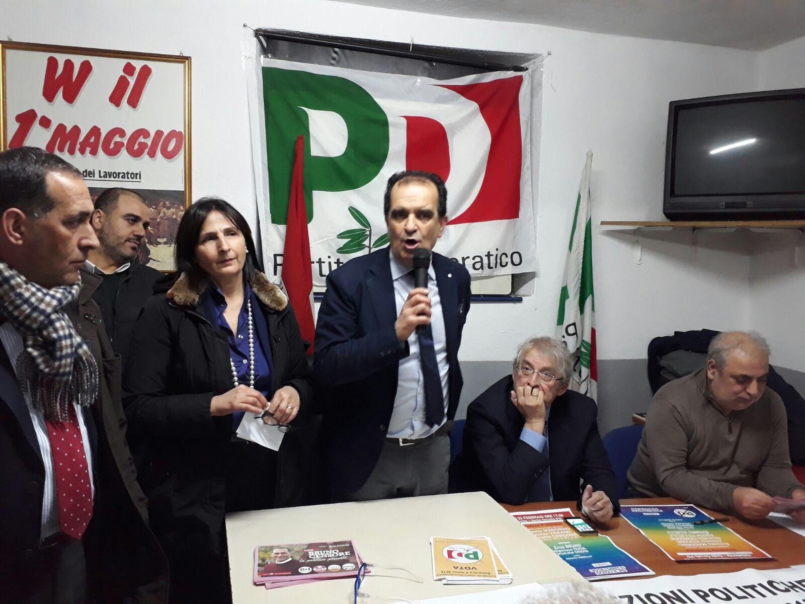 Bruno mobilita il comprensorio per il Pd