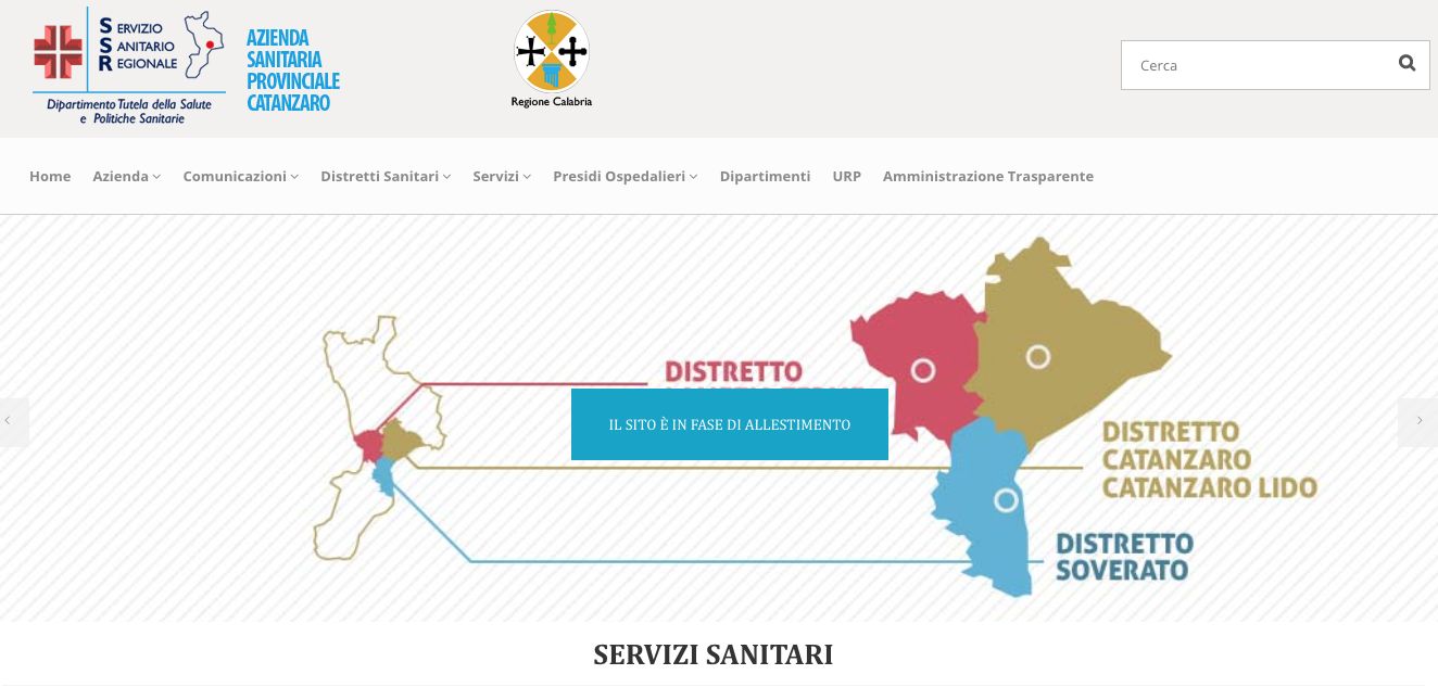 Molto costoso e poco funzionale: troppi 100mila euro per il sito dell’Asp di Catanzaro?