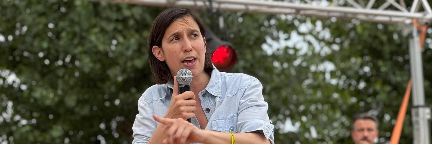 Schlein da via D’Amelio: «La mafia è viva». E cita l’impegno del Pd calabrese