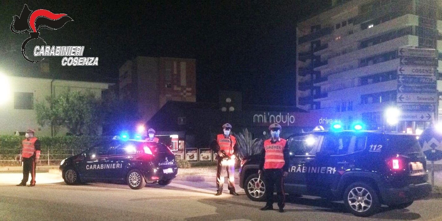 Controlli anti Covid a Rende, locali chiusi per assembramenti